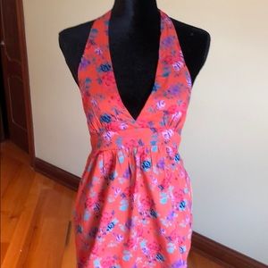 Eye Candy Cute Floral Halter Dress Size Small🌺